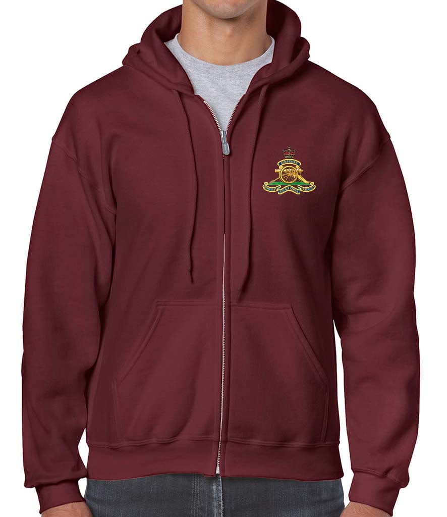 Royal Artillery Unisex Full Zip Hoodie