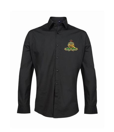 Royal Artillery Embroidered Long Sleeve Oxford Shirt