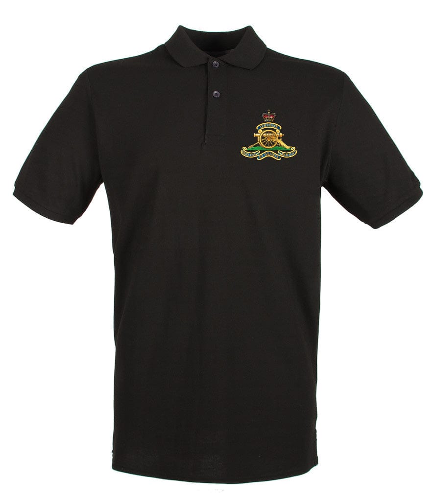 Royal Artillery Embroidered Pique Polo Shirt