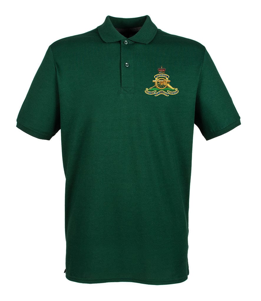 Royal Artillery Embroidered Pique Polo Shirt