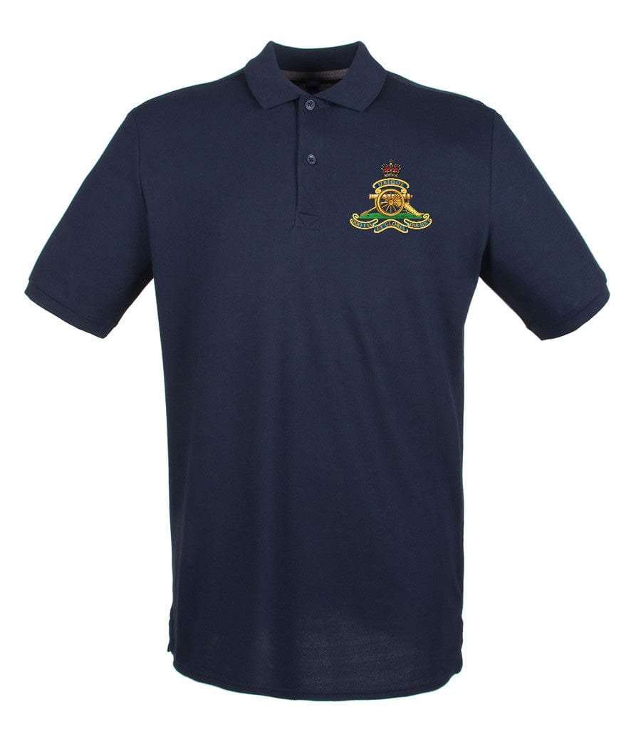 Royal Artillery Embroidered Pique Polo Shirt