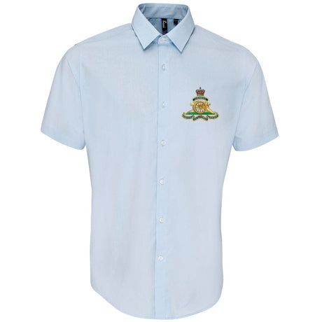 Royal Artillery Embroidered Short Sleeve Oxford Shirt