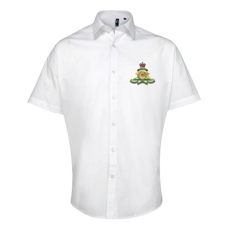 Royal Artillery Embroidered Short Sleeve Oxford Shirt