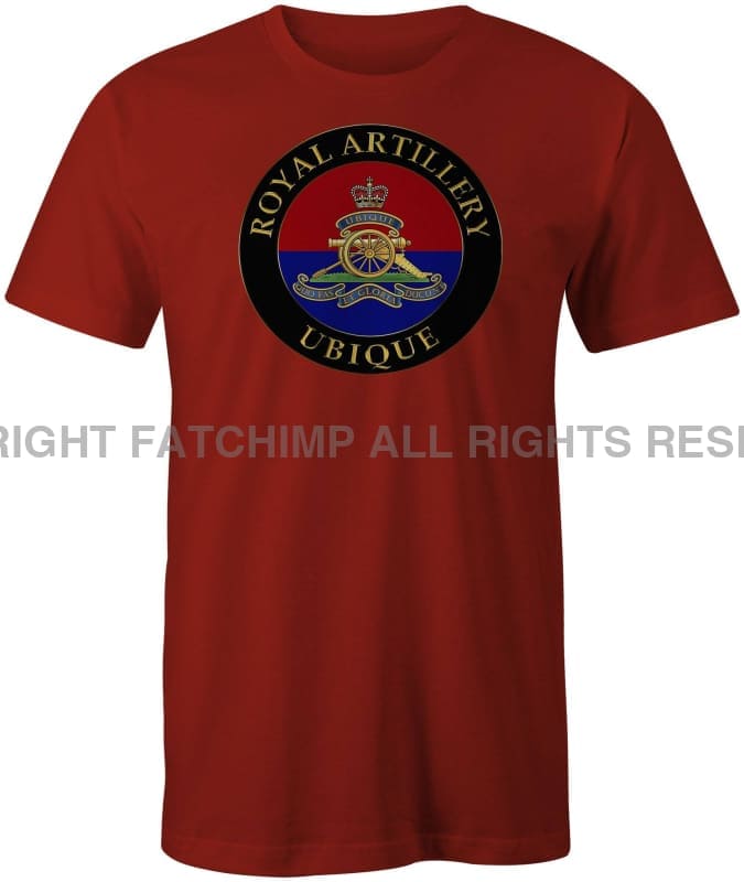 Royal Artillery Ubique Army Printed T-Shirt