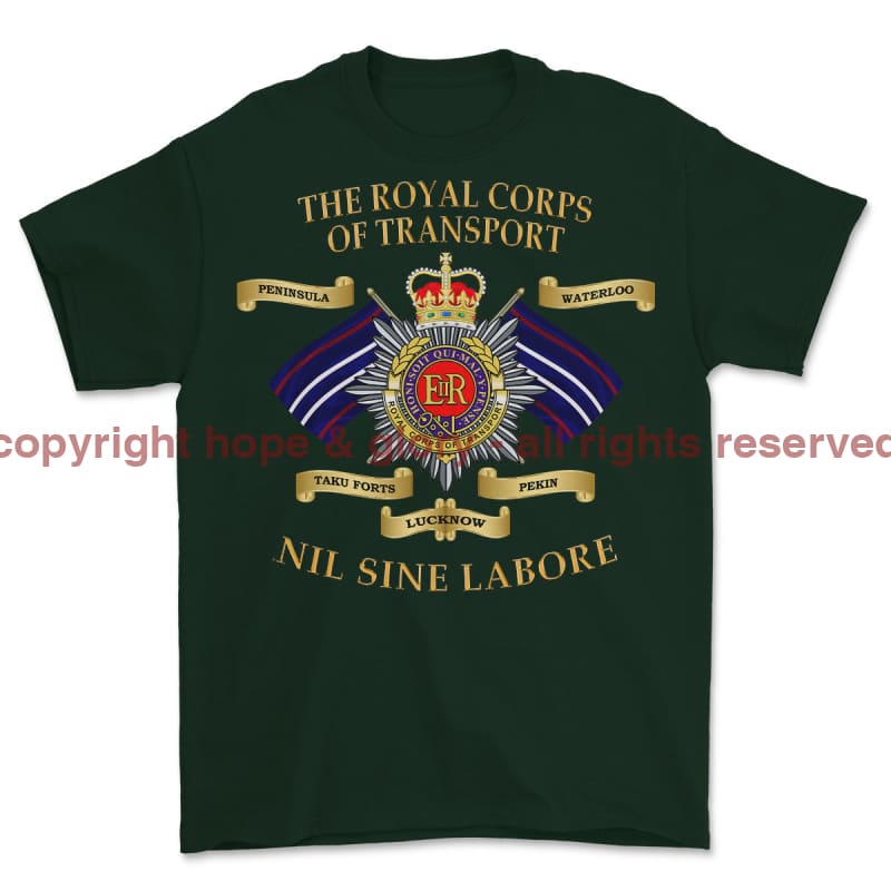Royal Corps Of Transport RCT Battle Honours Printed T-Shirt