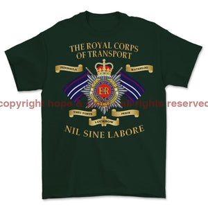 Royal Corps Of Transport RCT Battle Honours Printed T-Shirt