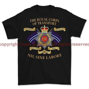 Royal Corps Of Transport RCT Battle Honours Printed T-Shirt