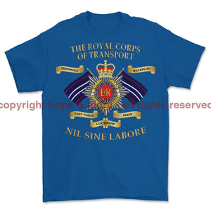 Royal Corps Of Transport RCT Battle Honours Printed T-Shirt