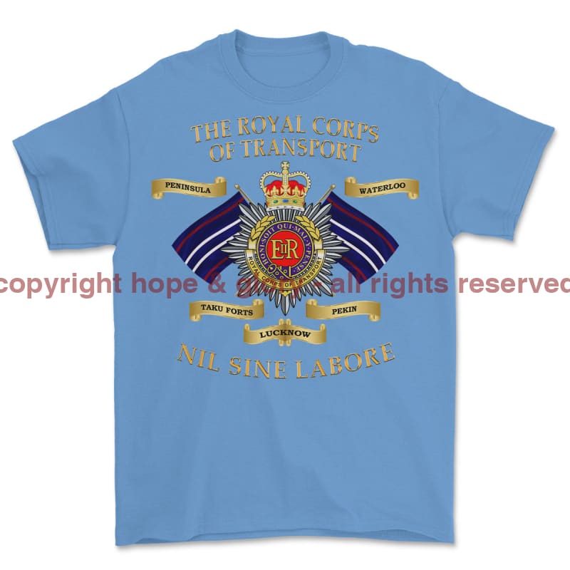 Royal Corps Of Transport RCT Battle Honours Printed T-Shirt