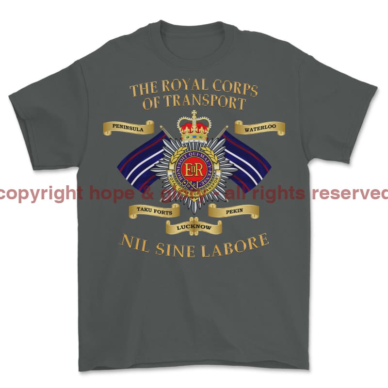 Royal Corps Of Transport RCT Battle Honours Printed T-Shirt