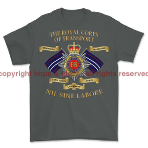 Royal Corps Of Transport RCT Battle Honours Printed T-Shirt