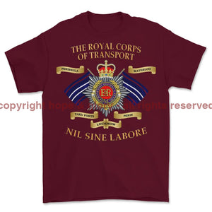 Royal Corps Of Transport RCT Battle Honours Printed T-Shirt