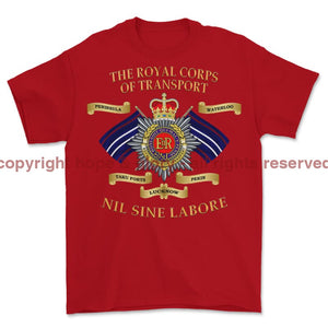 Royal Corps Of Transport RCT Battle Honours Printed T-Shirt