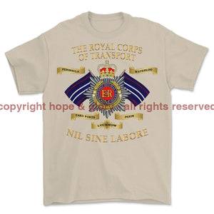 Royal Corps Of Transport RCT Battle Honours Printed T-Shirt