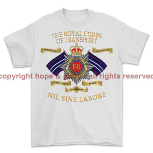Royal Corps Of Transport RCT Battle Honours Printed T-Shirt