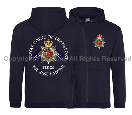 Royal Corps Of Transport Trogs Double Side Printed Hoodie