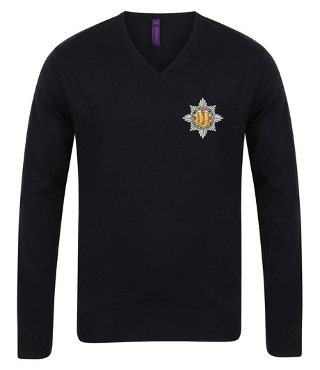 Royal Dragoon Guards Lightweight V Neck Sweater