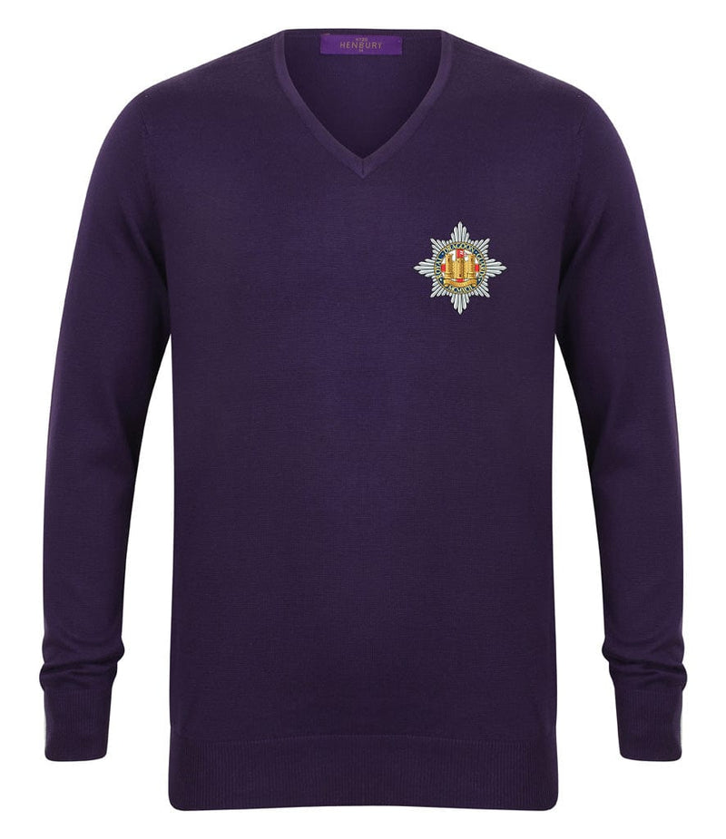 Royal Dragoon Guards Lightweight V Neck Sweater