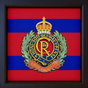 Royal Engineers Cap Badge Display Frame