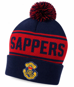 Royal Engineers Sapper Bobble Hat – Embroidered Badge