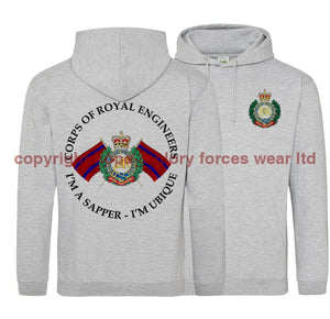 Royal Engineers I'm A Sapper Double Side Printed Hoodie