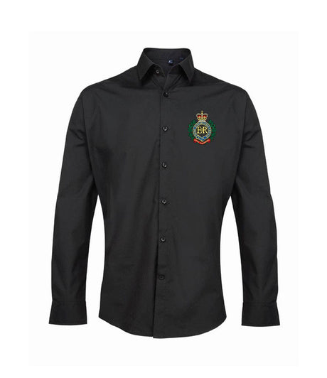 Royal Engineers Embroidered Long Sleeve Oxford Shirt