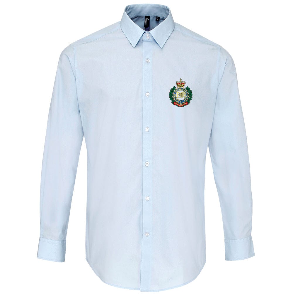 Royal Engineers Embroidered Long Sleeve Oxford Shirt