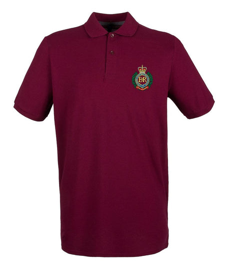 Royal Engineers Embroidered Pique Polo Shirt