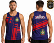 Royal Engineers RE Cap Badge Sports Vest - LIMITED STOCK