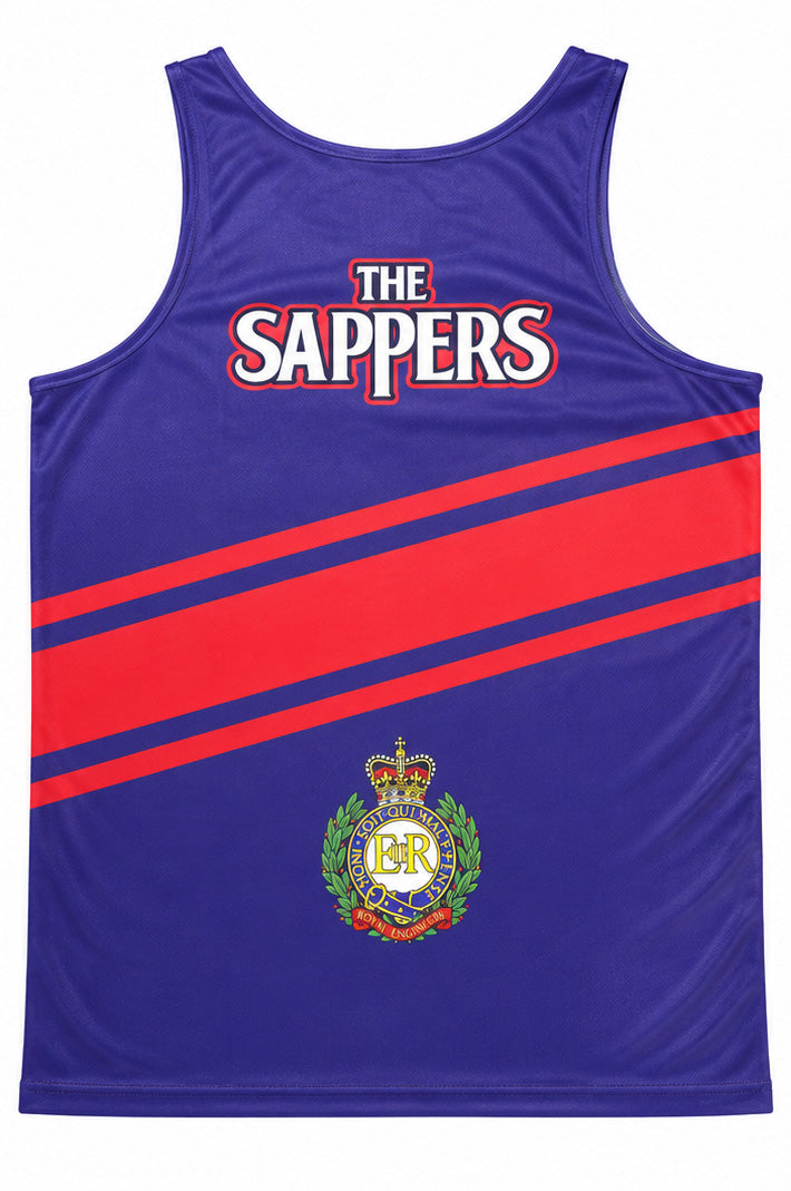 Royal Engineers RE Cap Badge Sports Vest - LIMITED STOCK