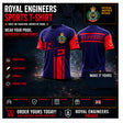 Royal Engineers Sappers Multi Logo Sports T-Shirt