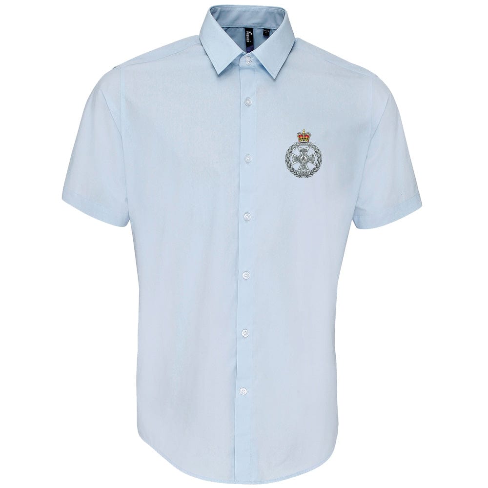 Royal Green Jackets Embroidered Short Sleeve Oxford Shirt