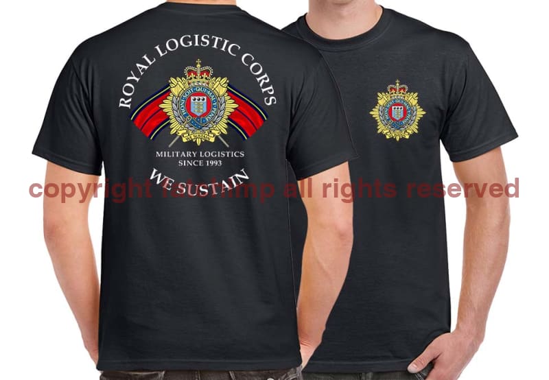 Royal Logistic Corps We Sustain Double Print T-Shirt