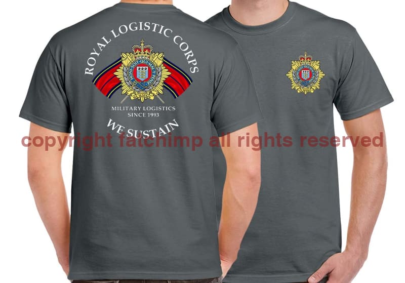 Royal Logistic Corps We Sustain Double Print T-Shirt