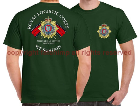 Royal Logistic Corps We Sustain Double Print T-Shirt