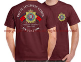 Royal Logistic Corps We Sustain Double Print T-Shirt