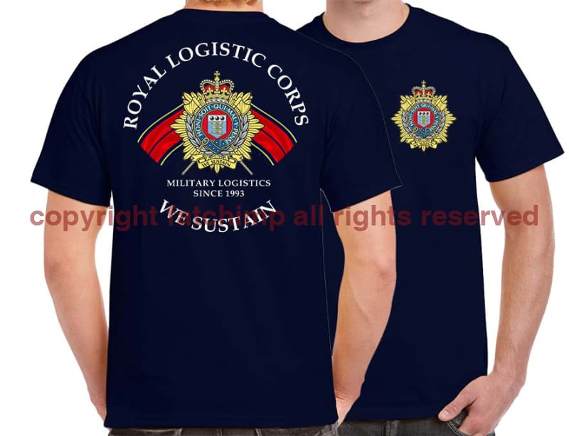 Royal Logistic Corps We Sustain Double Print T-Shirt