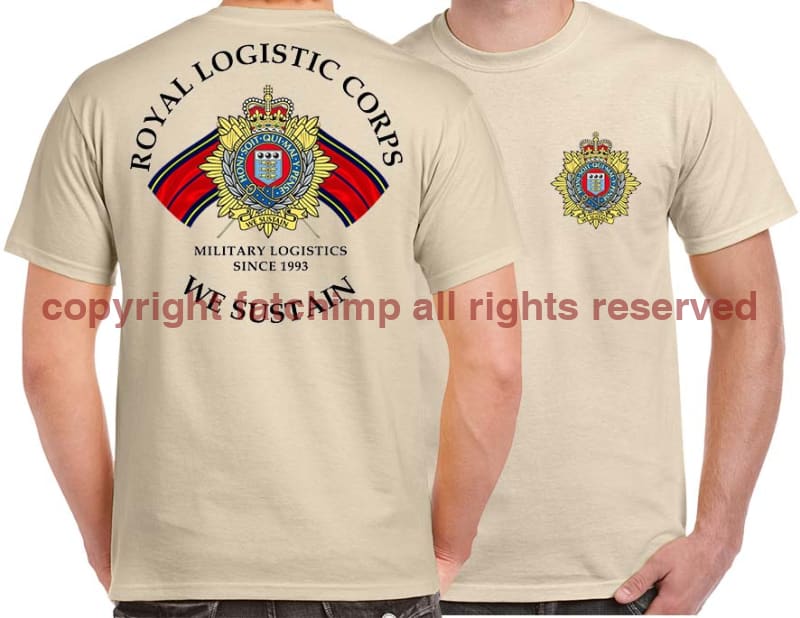 Royal Logistic Corps We Sustain Double Print T-Shirt