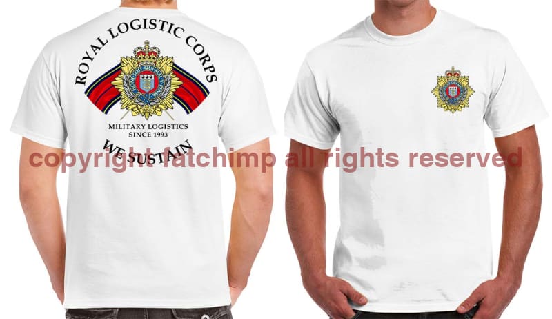 Royal Logistic Corps We Sustain Double Print T-Shirt