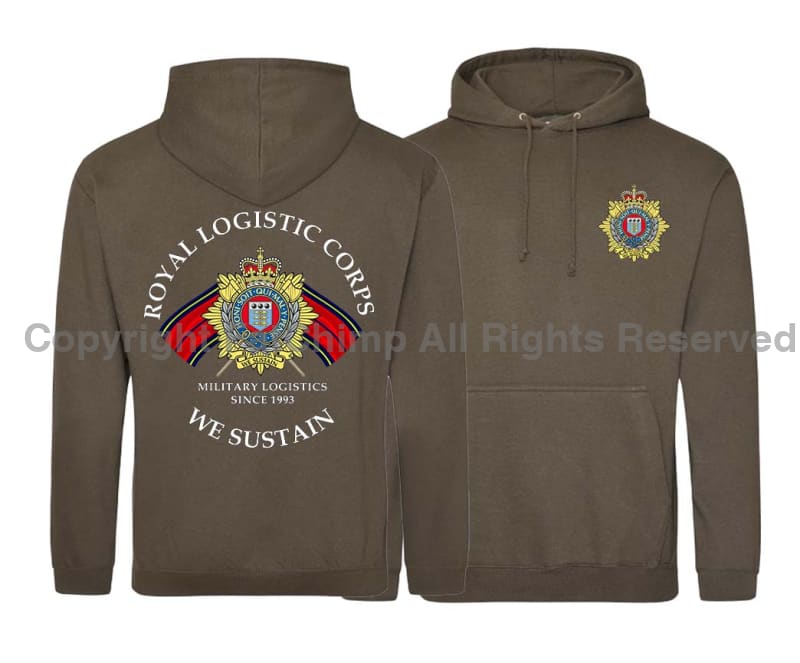 Royal Logistic Corps We Sustain Double Side Printed Hoodie