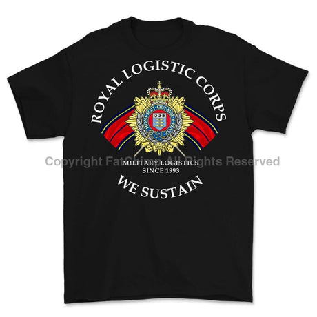 Royal Logistic Corps We Sustain Printed T-Shirt