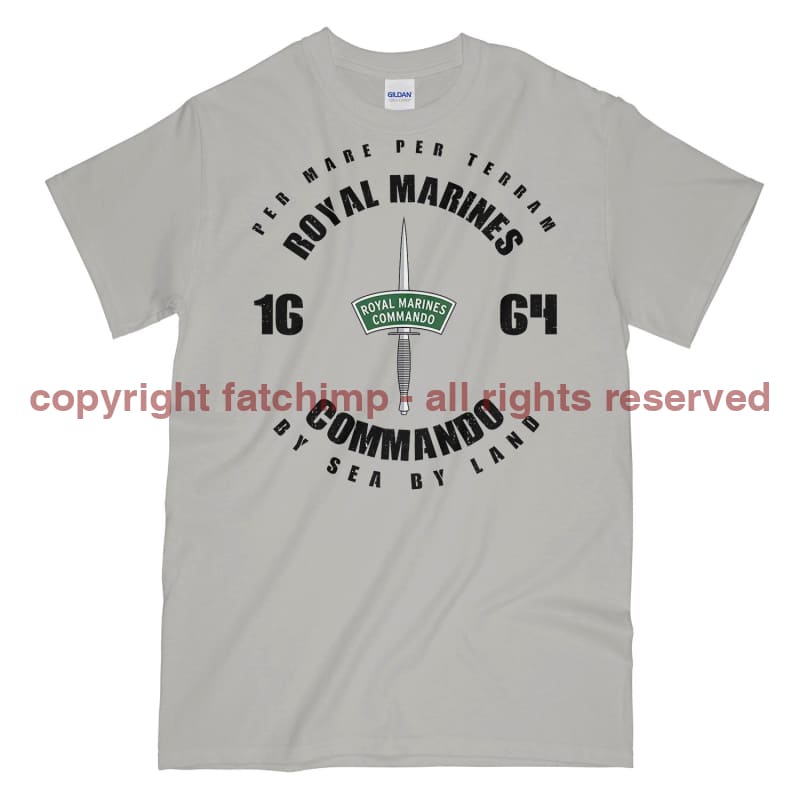 Royal Marines Commando Since 1664 Printed T-Shirt