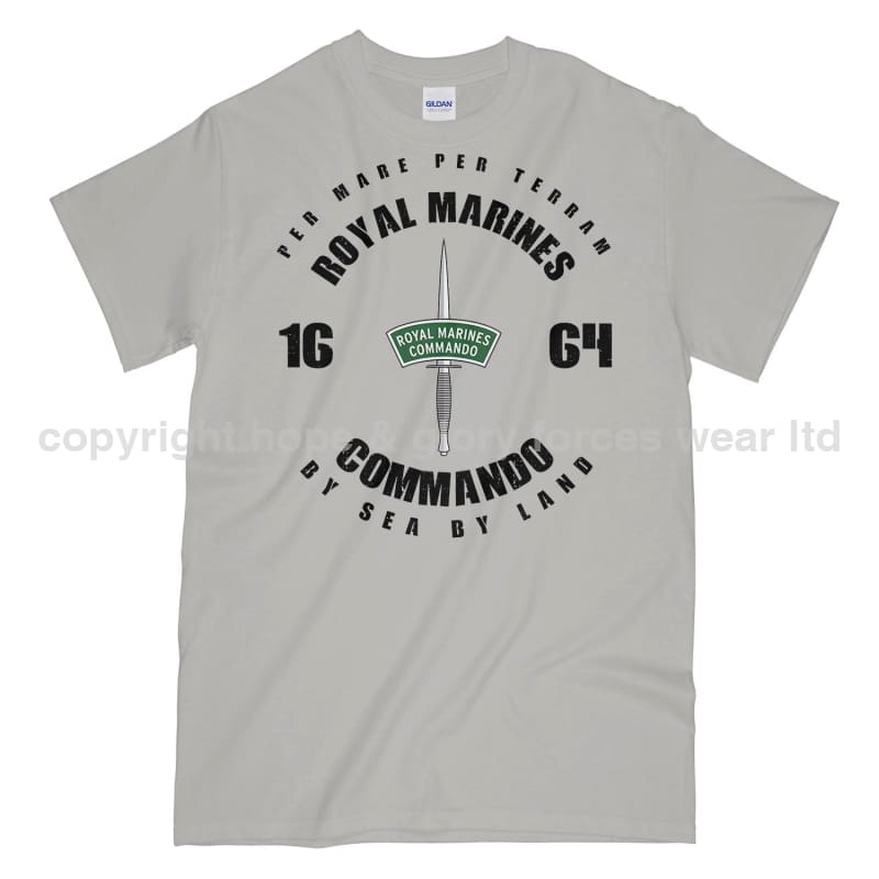 Royal Marines Commando Since 1664 Printed T-Shirt