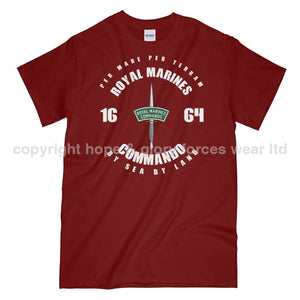 Royal Marines Commando Since 1664 Printed T-Shirt