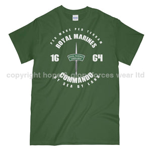 Royal Marines Commando Since 1664 Printed T-Shirt