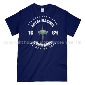 Royal Marines Commando Since 1664 Printed T-Shirt