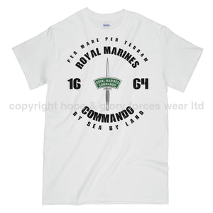 Royal Marines Commando Since 1664 Printed T-Shirt