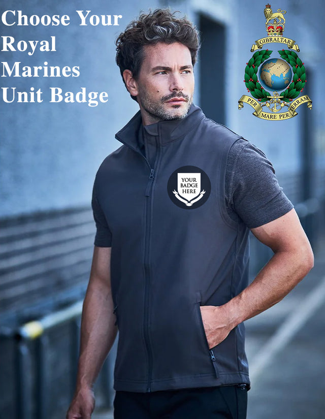 Royal Marines Units Pro Two Layer Soft Shell Gilet