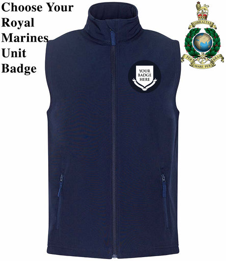 Royal Marines Units Pro Two Layer Soft Shell Gilet