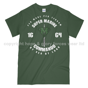Royal Marines Super Marine Commando Printed T-Shirt